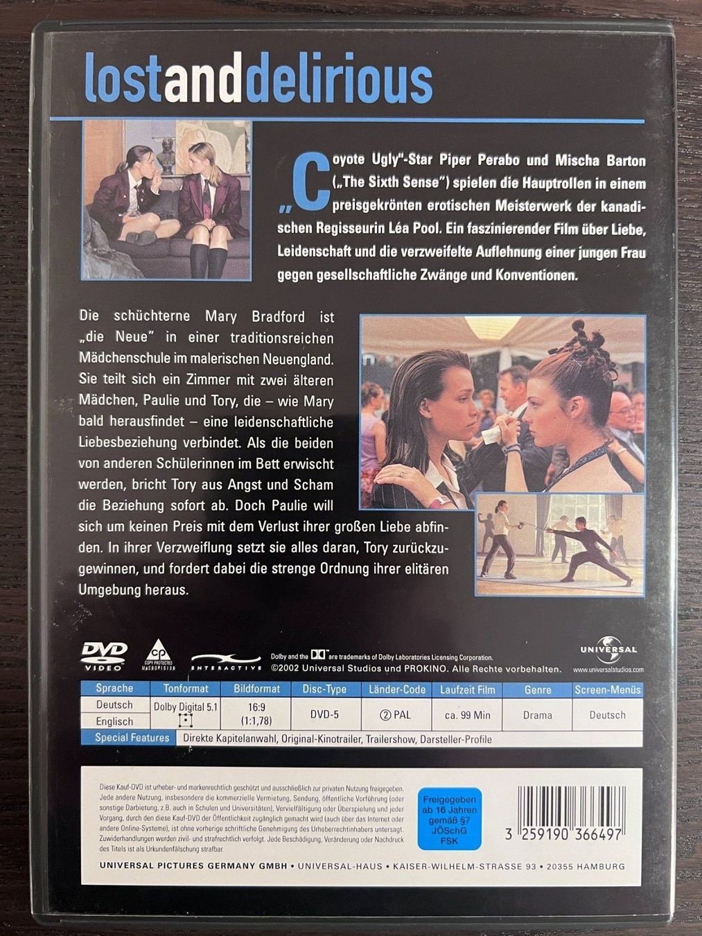 Tutti i DVDs: Lost and Delirious – Usato da Zürich venduto da FilmFreunde 1