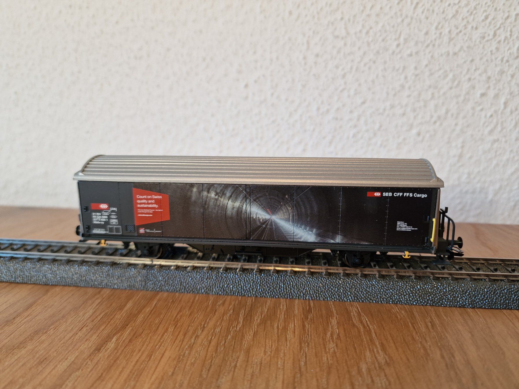 Märklin Modellini di ferrovie: SBB Gotthard Basistunnel Güterwagen H0 – Usato da Matten b. Interlaken venduto da lor_hr9w 1