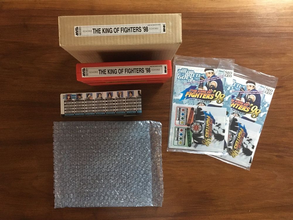 KING OF FIGHTERS 98 Neo Geo Mvs Full Kit 100% Original Snk Japanese! EUR 349,99 - ES