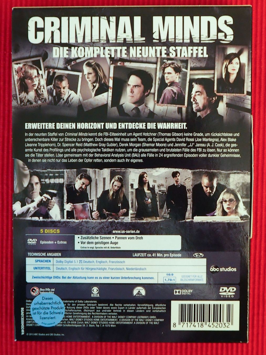 Tutti i DVDs: Criminal Minds / Staffel 1 - 11 – Usato da Chur venduto da dluli 5