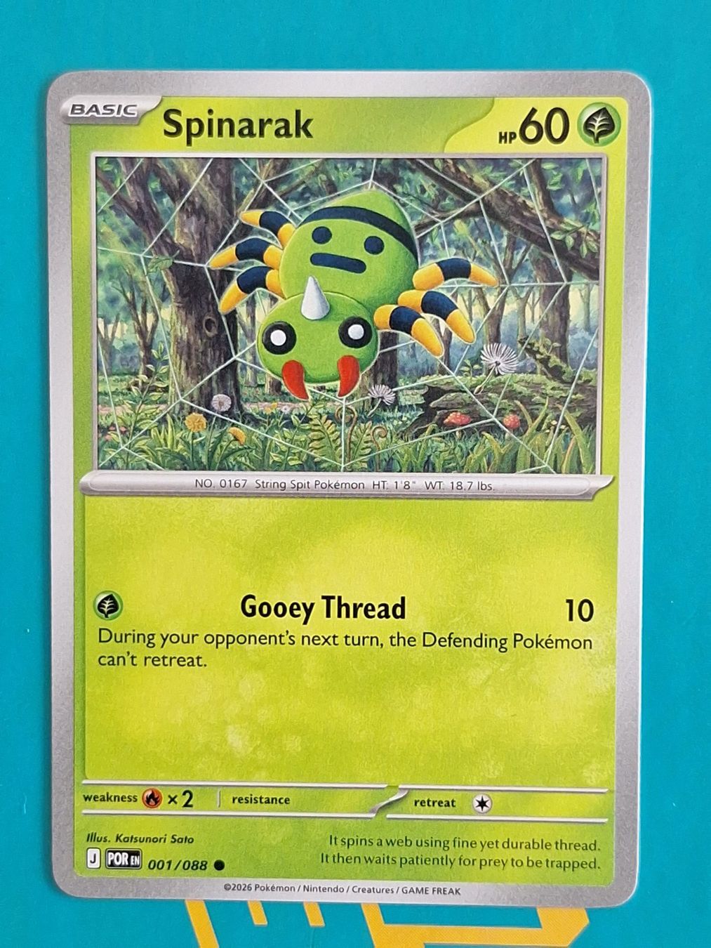 Pokémon Carte collezionabili: Spinarak - Pokemon Perfect Order – Usato da Altstätten SG venduto da GGsGameshop