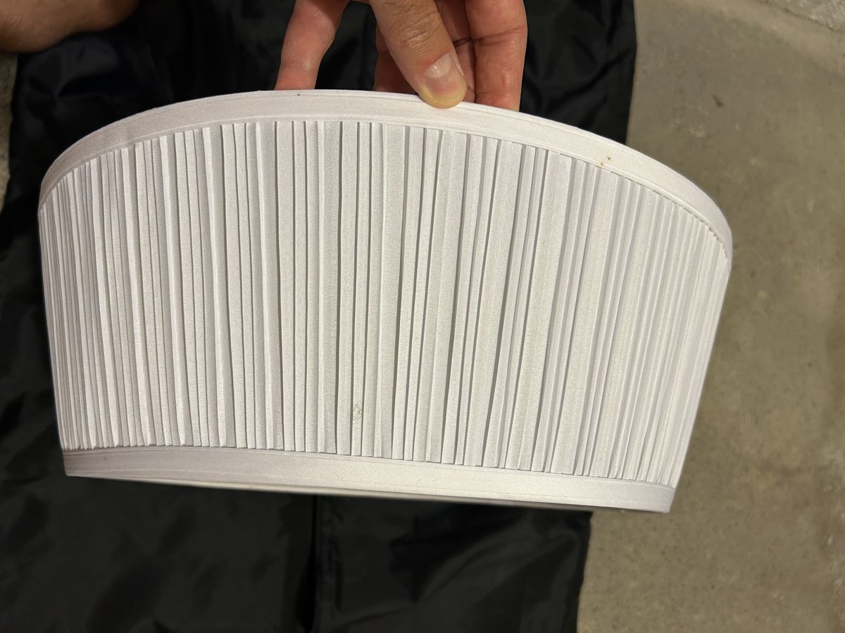 Ikea Lampadari & plafoniere: Ikea Arstid Lampenschirm weiss – Usato da Luzern venduto da zapatae 2