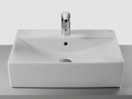 Waschtisch / Lavabo, Marke La Roca DIVERTA + Sifon Edelstahl