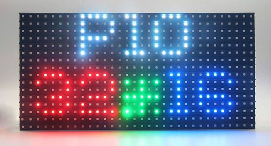 10 Stück LED Dot Matrix 32x16pixel COLOR P10 outdoor | Kaufen auf Ricardo