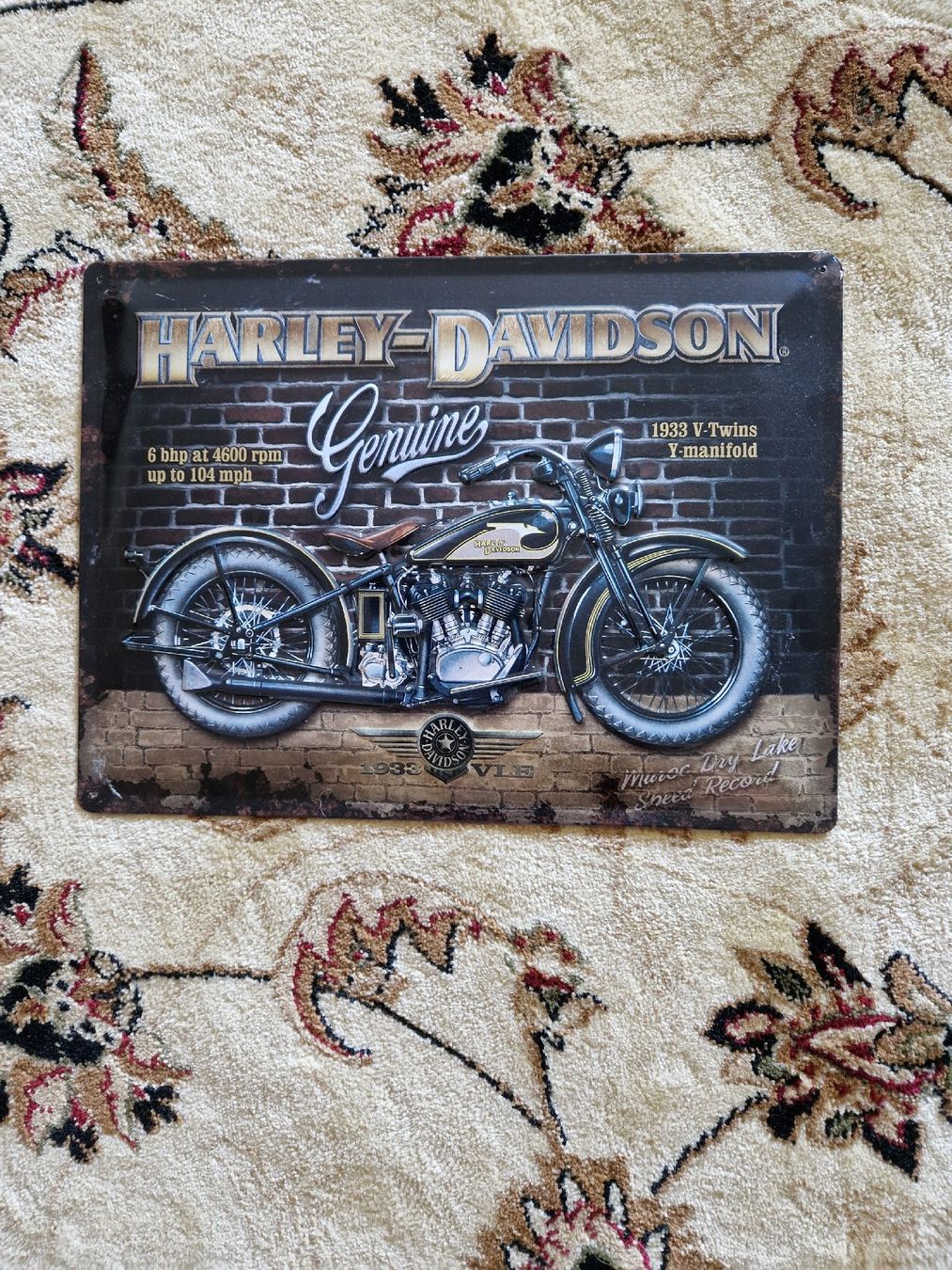 Harley-Davidson Schilder: Harley Blechschild 30x40cm – Gebraucht aus Fahrwangen von Bonsai1972