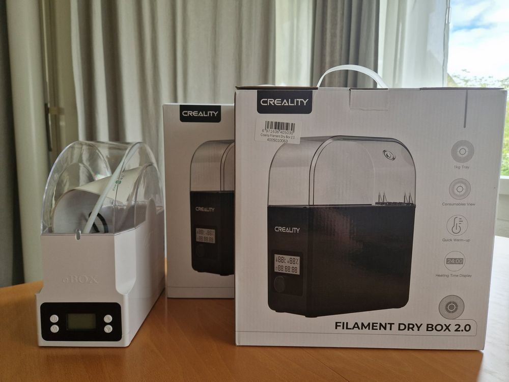 Filament Trockner 2x Creality Dry Box 2.0 + 1x eSun eBox 2