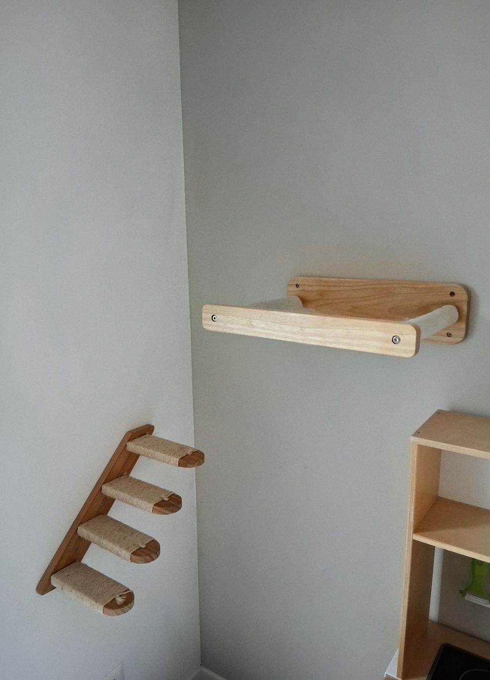 Cucce & Letti: Escalier mural et hamac pour chat – Nuovo (secondo la descrizione) da St-Légier-Chiésaz venduto da dma_699g