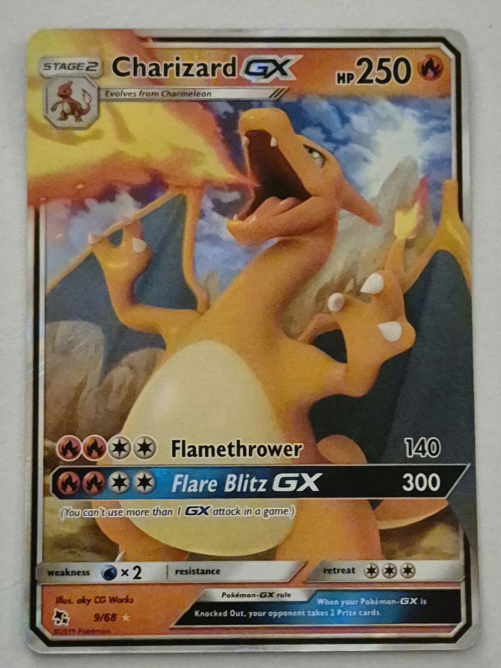 Pokémon Carte collezionabili: Pokémon Karte Charizard GX 9/68 Hidden Fates  – Nuovo (secondo la descrizione) da Oberrieden venduto da ste_gsf8
