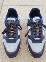 Baskets Lacoste homme bleu blanc rouge T41 un peu usées