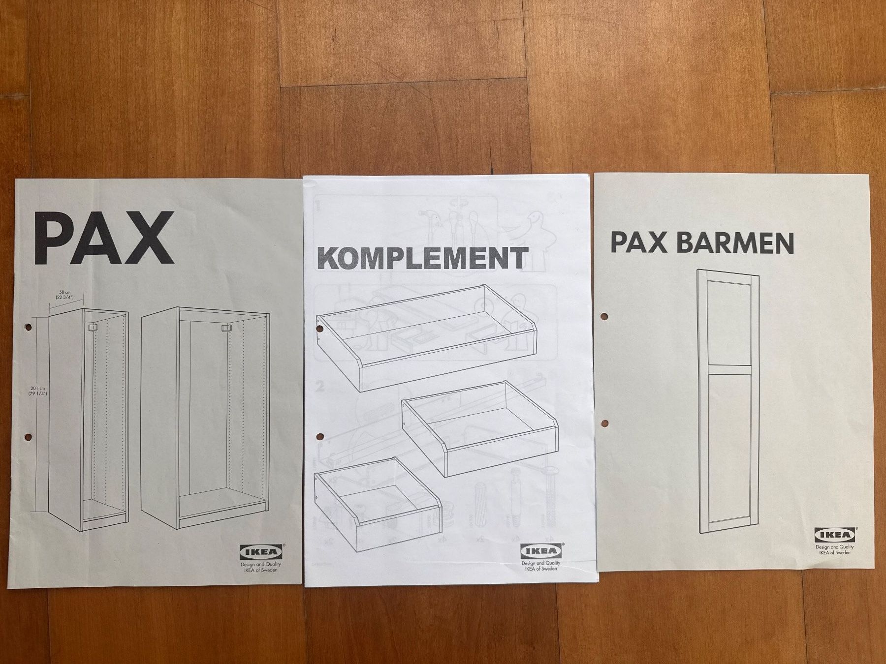 Ikea Armadi: IKEA PAX Kleider oder büroschrank Eichenoptik mit Schubladen – Usato da Thalwil venduto da vernasm 5