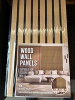 Holz Wandpaneele 4Stk 60x30x1.1cm neu