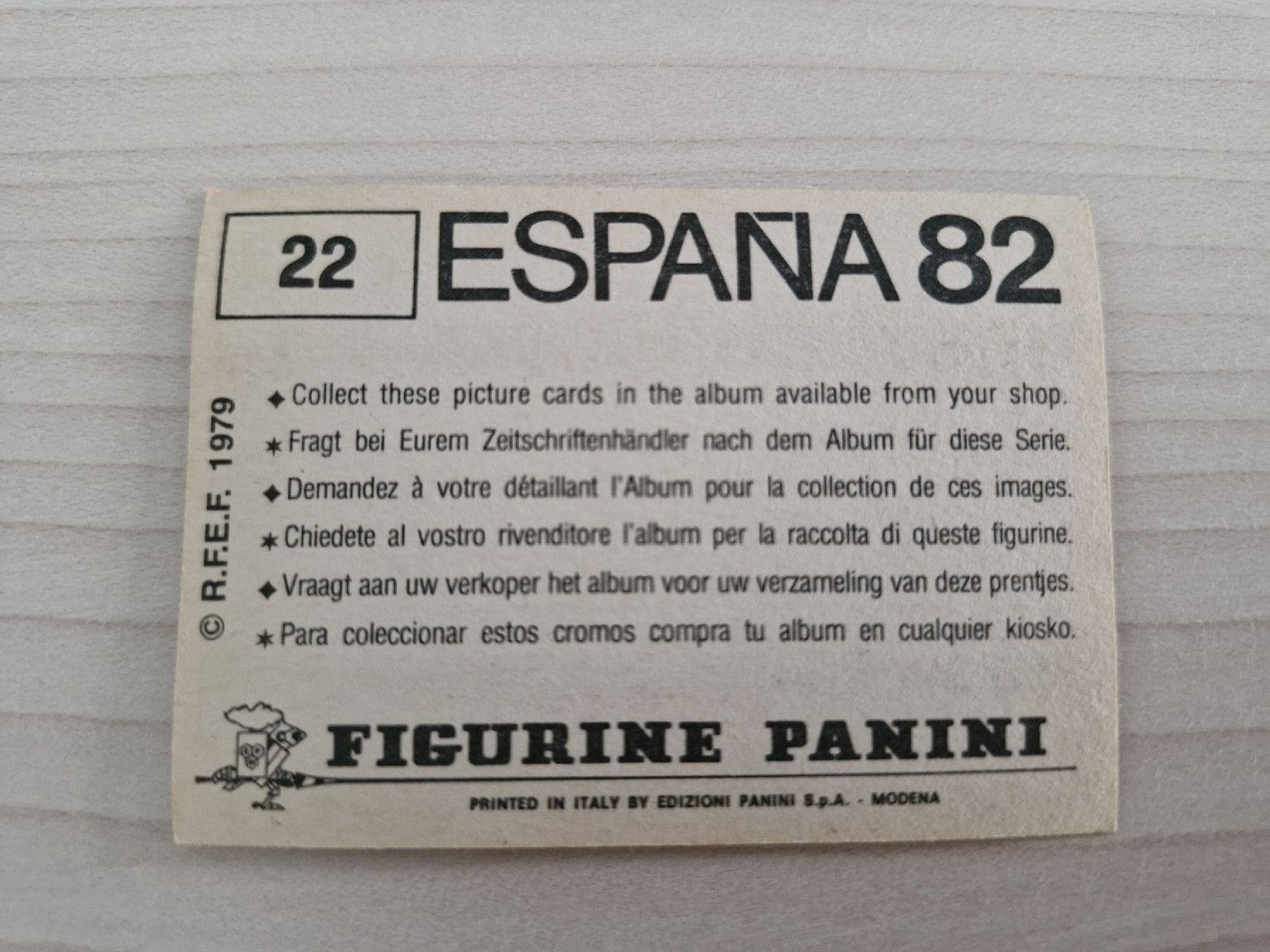 Panini Carte collezionabili: Panini Bild 22 ESPANA 82 LA CORUNA Estadio Riazor – Nuovo (secondo la descrizione) da Frauenfeld venduto da Kasico 2