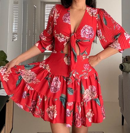 Floral Dress (zimmerman style) gr. Xs