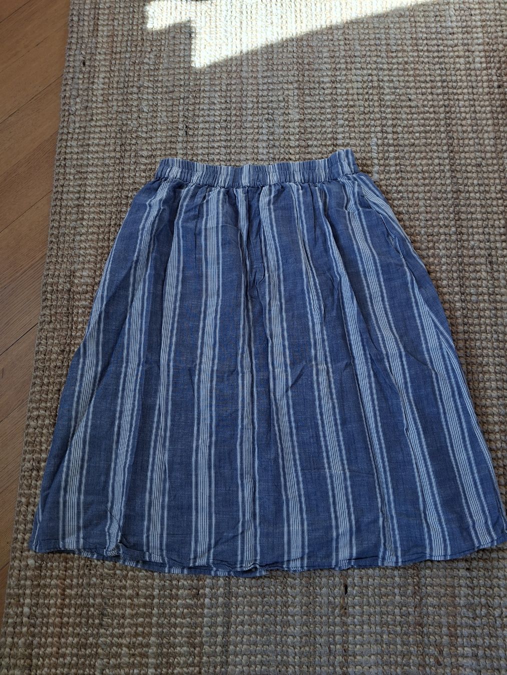 Gonne: Jupe en coton bleue et blanche M – Usato da Lausanne venduto da Cognitia 2