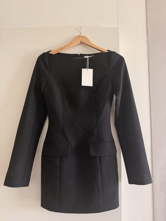 Black Henne Mini Dress Size 8 with tags