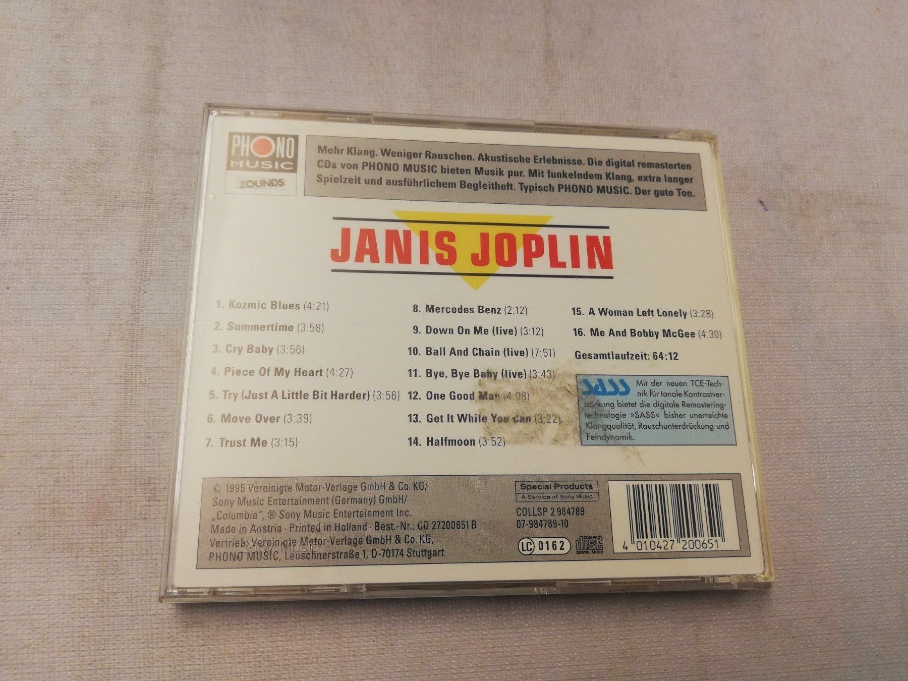 CD: JANIS JOPLIN - MERCEDES BENZ – Usato da Bern venduto da Vinylsound.ch 1