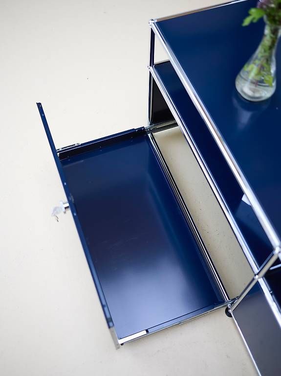 USM Mobili TV: USM Haller Lowboard Stahlblau – Usato da Meinisberg venduto da atelier_TILIJA 4