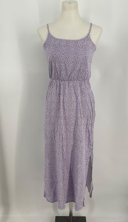 Only Kleid/ Maxikleid Gr. 158 lila mit Schmetterlingen