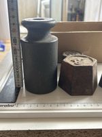 Gewichtsstücke-Set alte Eisenmasse verschiedene Grösse(I28)