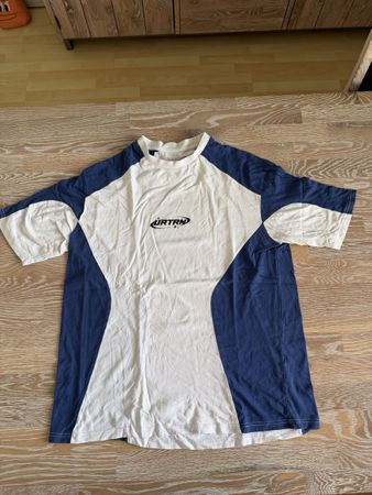 Yourturn T-Shirt Kurzarm Blau Weiss Grösse L