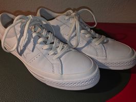 CONVERSE ONE STAR SNEAKER U. SOHLE WEISS GR. 41 UNISEX NEU