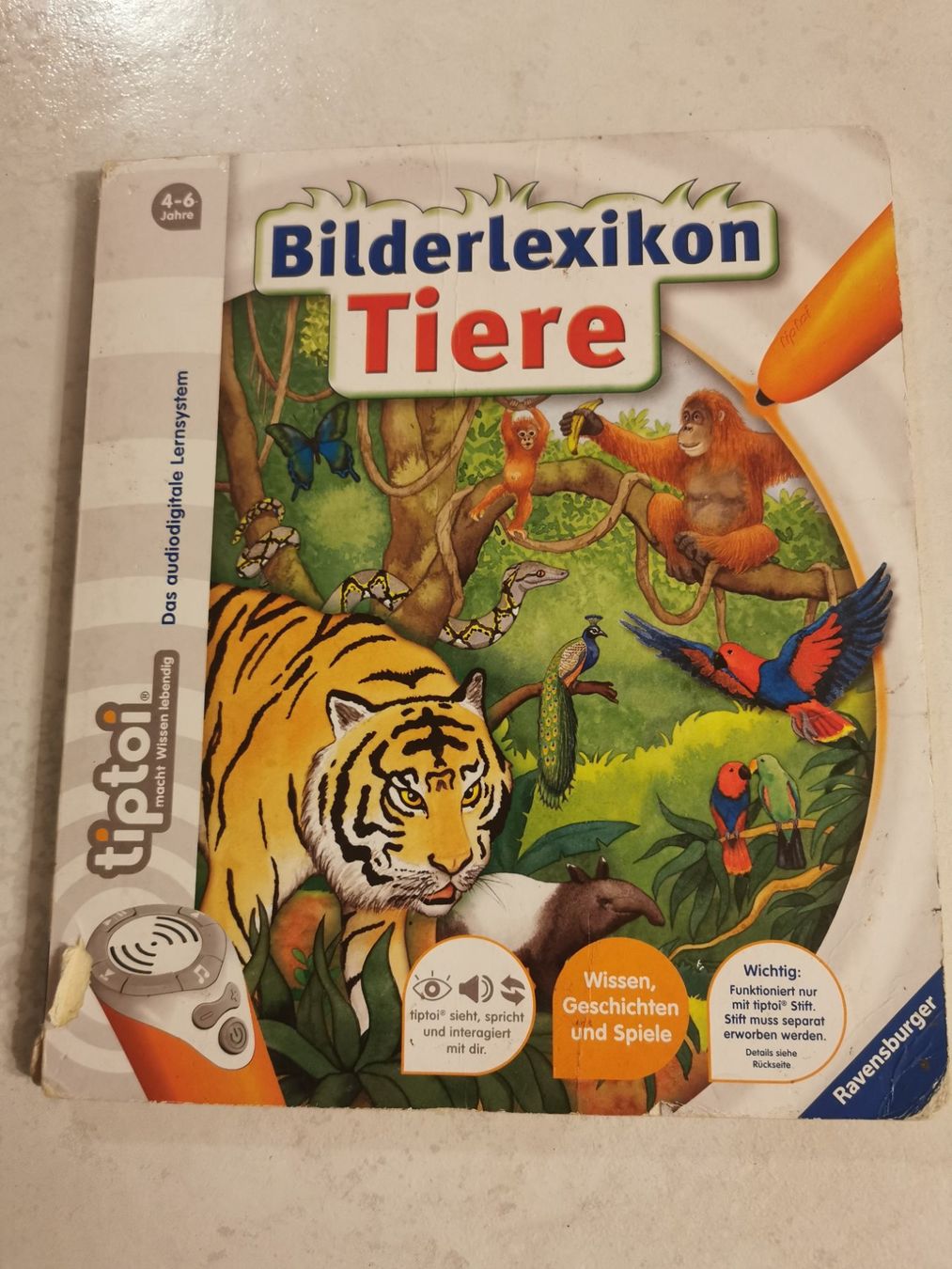 Bücher: Tiptoi Buch Bilderlexikon Tiere – Gebraucht aus Brunnen von JJaime
