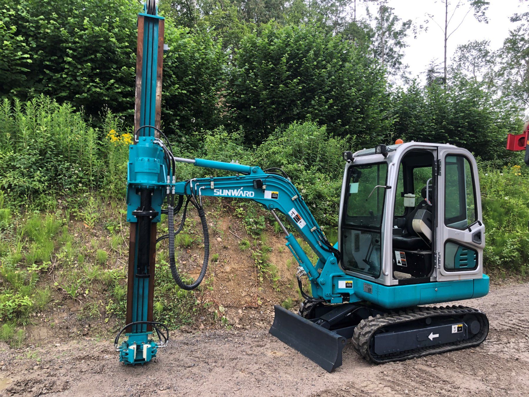 Sunward Escavatori: Sunward SWDL 150, Bagger, Raupenbagger, Bohrgerät, Bau – Usato da Jona venduto da tsbm2 1