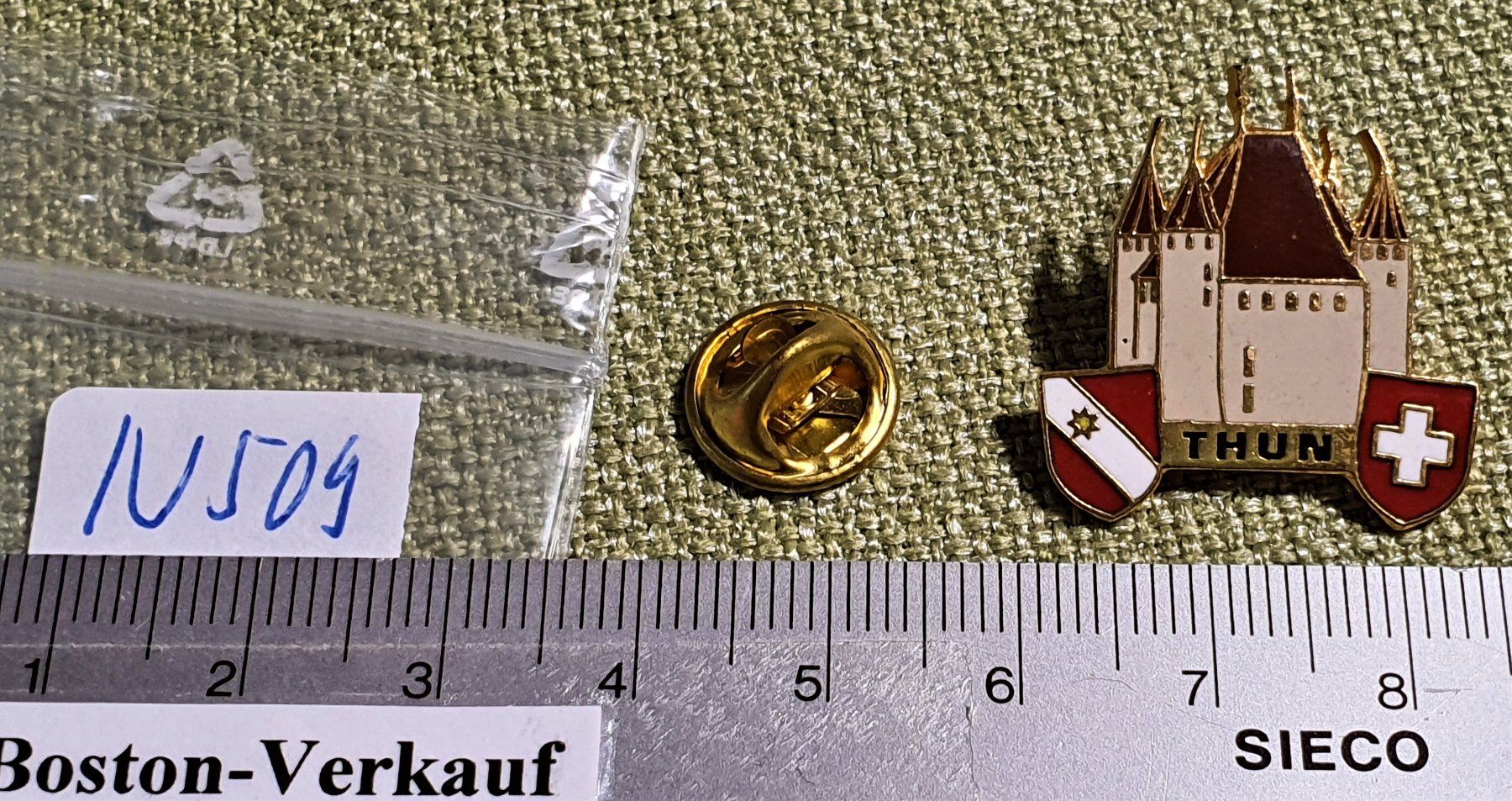 Placchette & Badge: N509 - Pin Chutziturm Thun Schweiz – Usato da Reinach BL venduto da Boston-Verkauf 1
