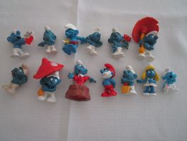 Schlumpf Figuren, Schlümpfe, gebraucht