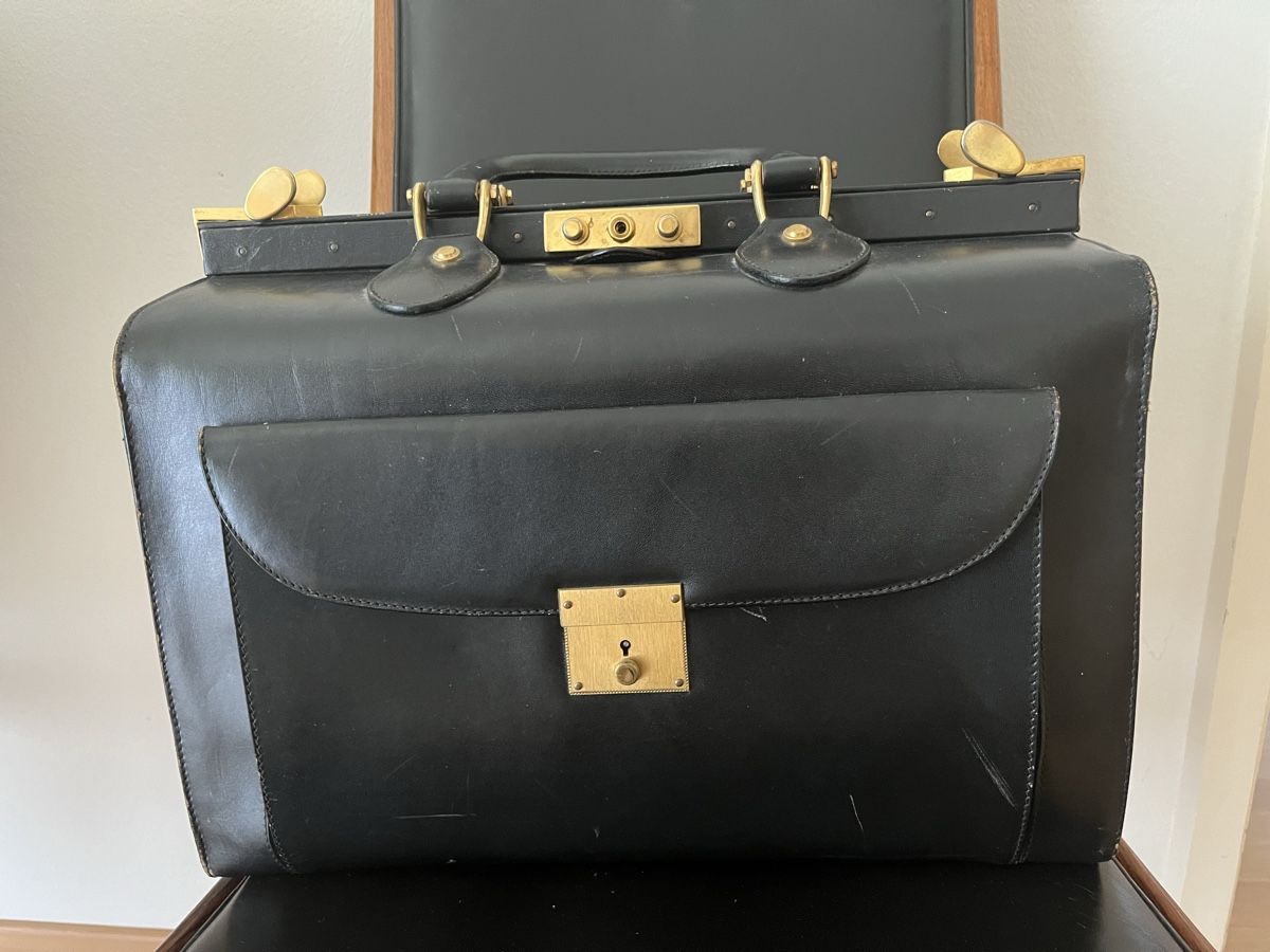 Borse: Vintage Ledertasche – Usato da Zürich venduto da ra.le