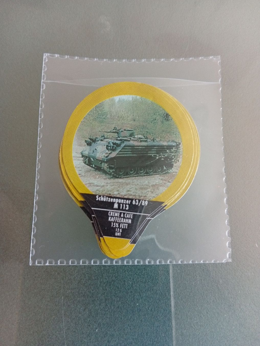 Kaffeerahmdeckel: KRD Schweizer Panzer Serie 731 A Gastro – Gebraucht aus Amriswil von thp_n68w