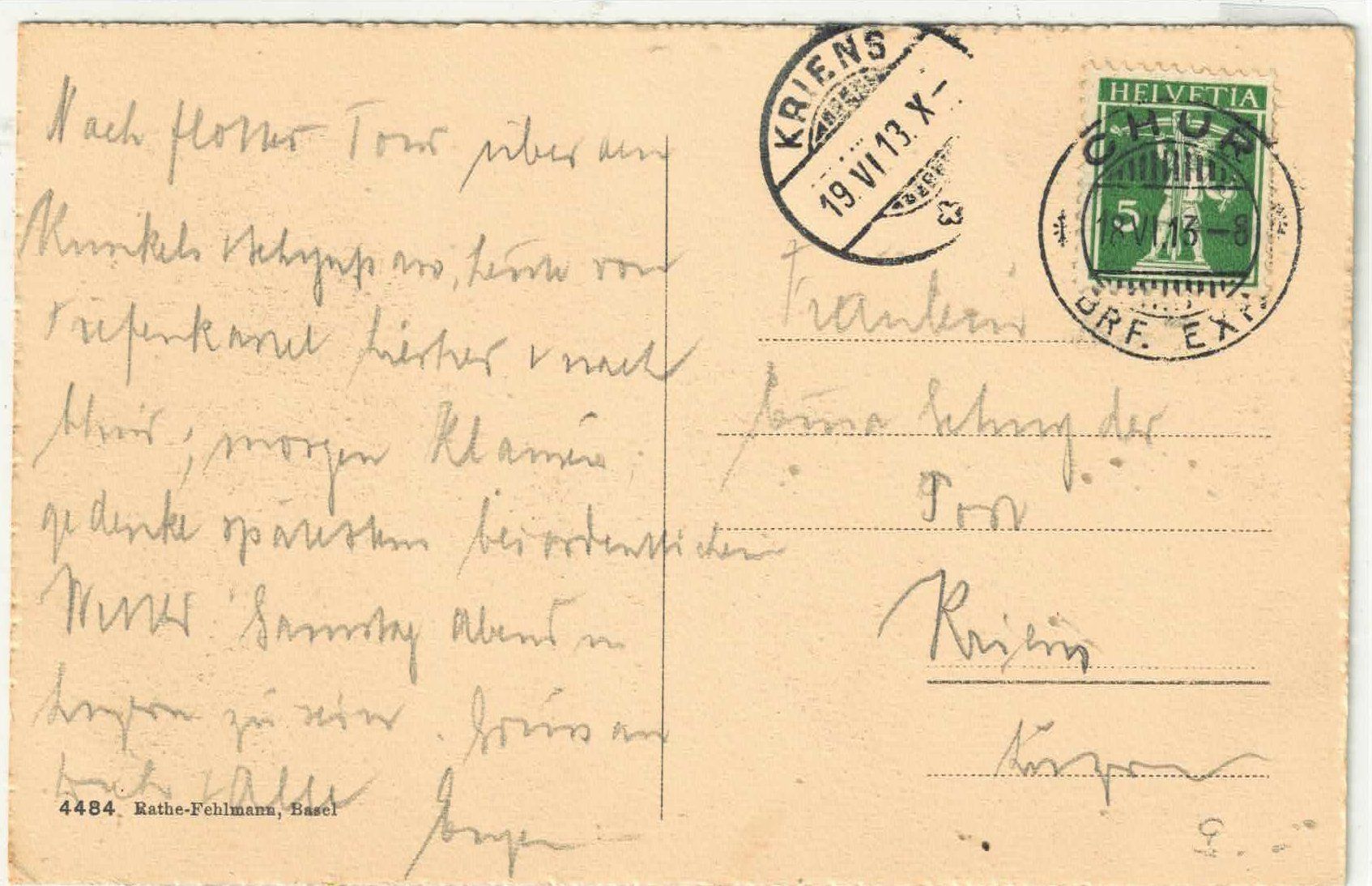 Cartoline postali: Parpan - Generalansicht – Usato da Ettingen venduto da Kartenplanet 1