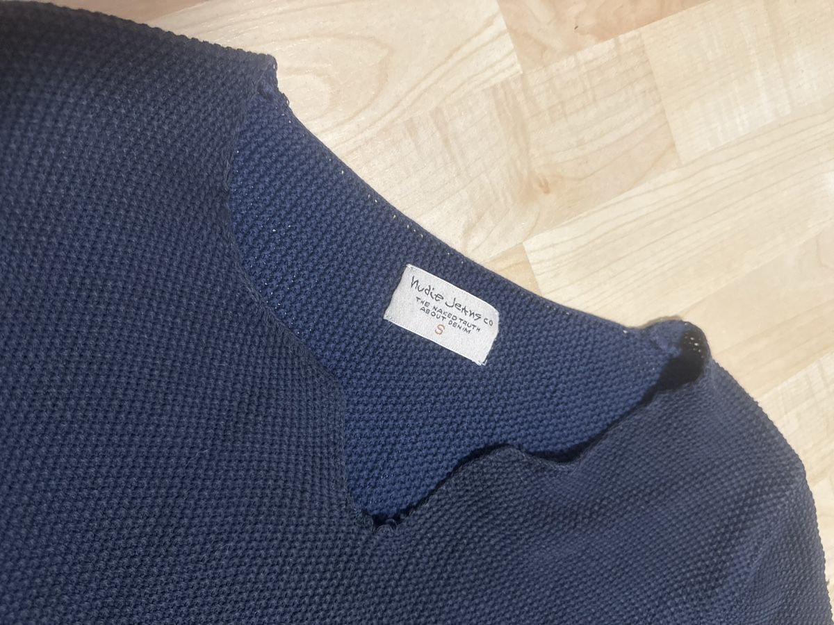 Nudie Maglioni & Felpe: Nudie Jeans Pullover, Dunkelblau, Unisex, Gr S – Usato da Riedikon venduto da Lala28 1