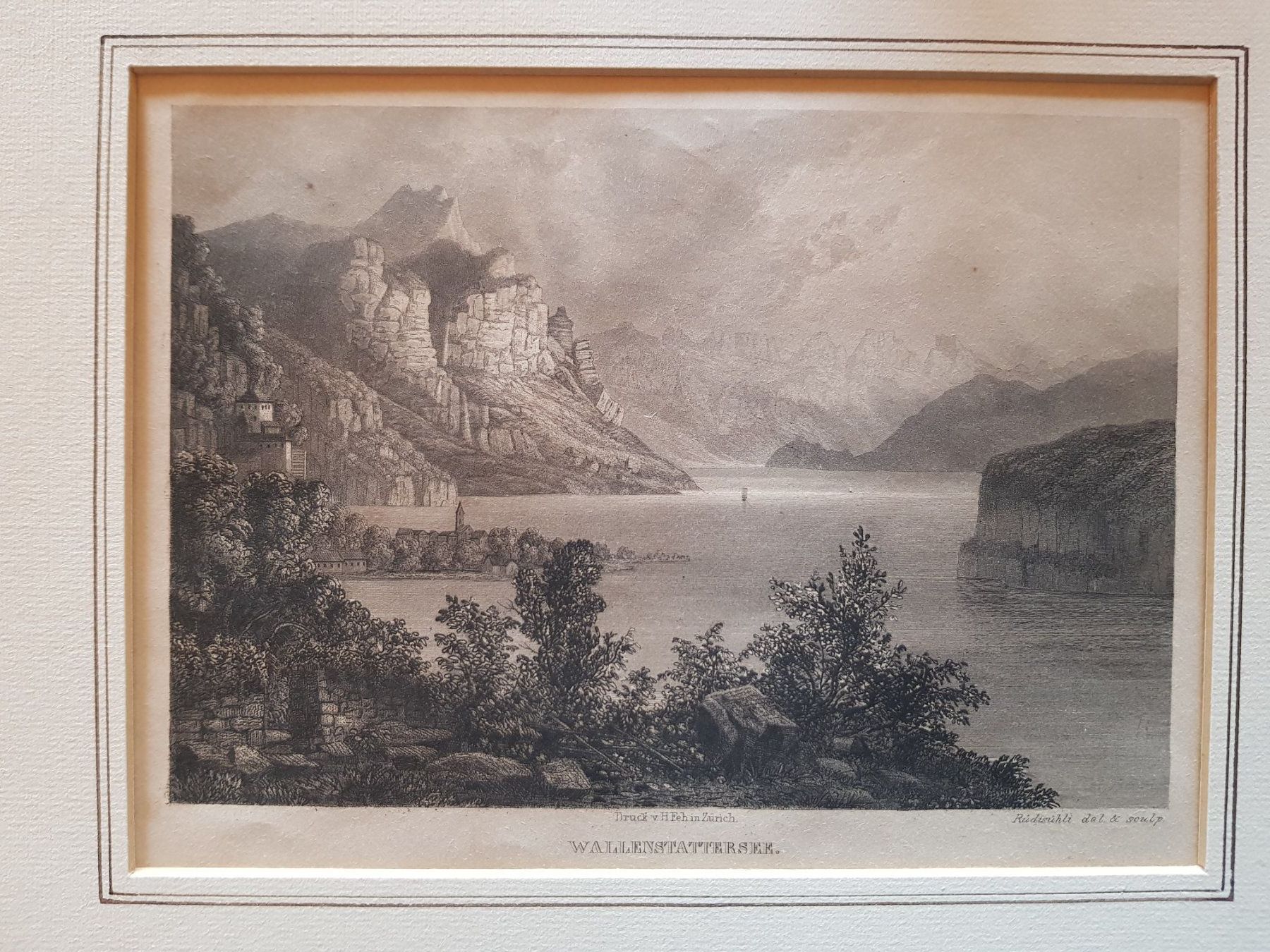 Incisioni: Stich Wallenstattersee Rüdisühli St. Gallen – Usato da Walterswil BE venduto da Lonitti