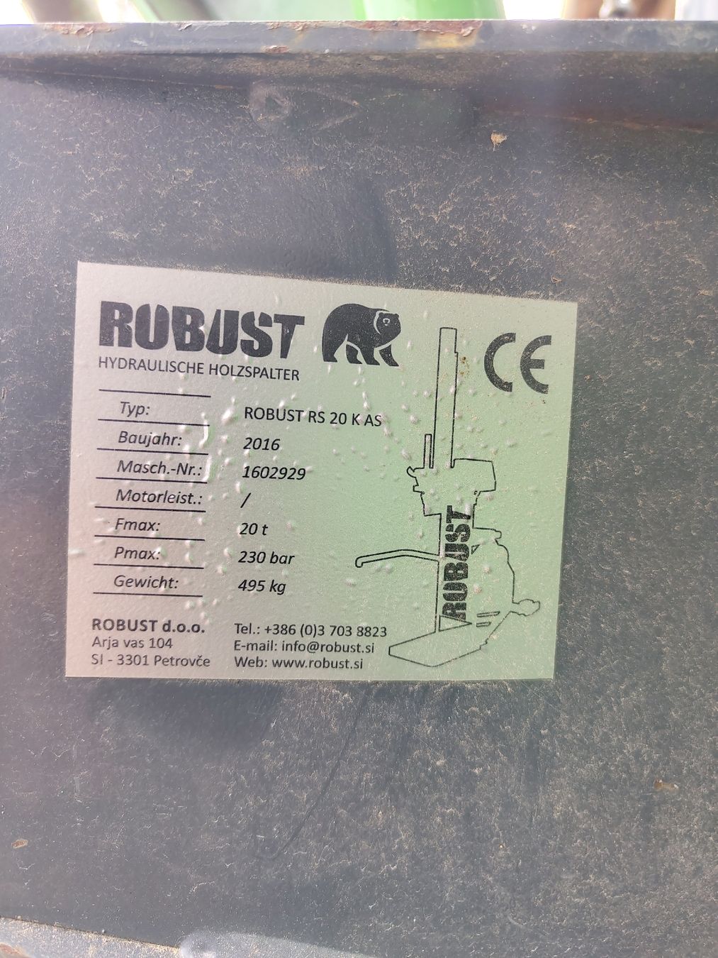 Tutte le macchine: Holzspaltmaschine Robust 20 – Usato da Engishofen venduto da bassbuur 4