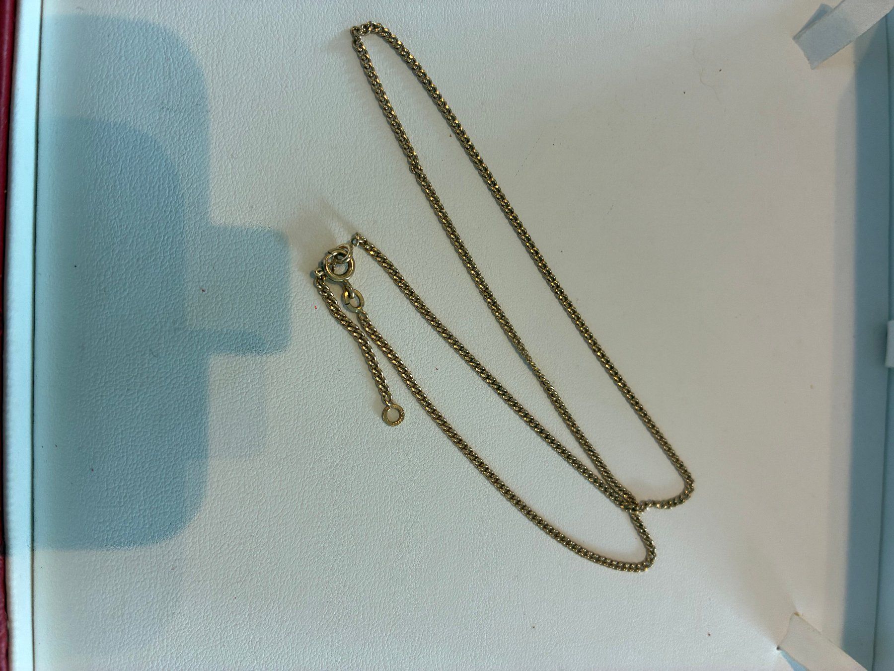 Catenine: CHAINE PLAQUé OR - MURAT -ESTAMPILLE 45,5 CM – Usato da Evilard venduto da nenette01