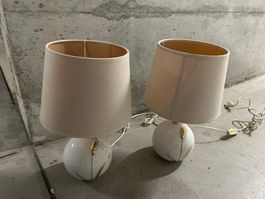 2 lampade da comodino