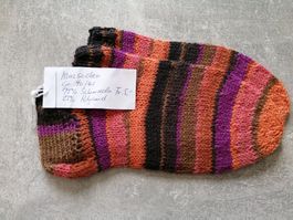 Sneaker / Kurzsocken handgestrickt, Grösse: 40/41