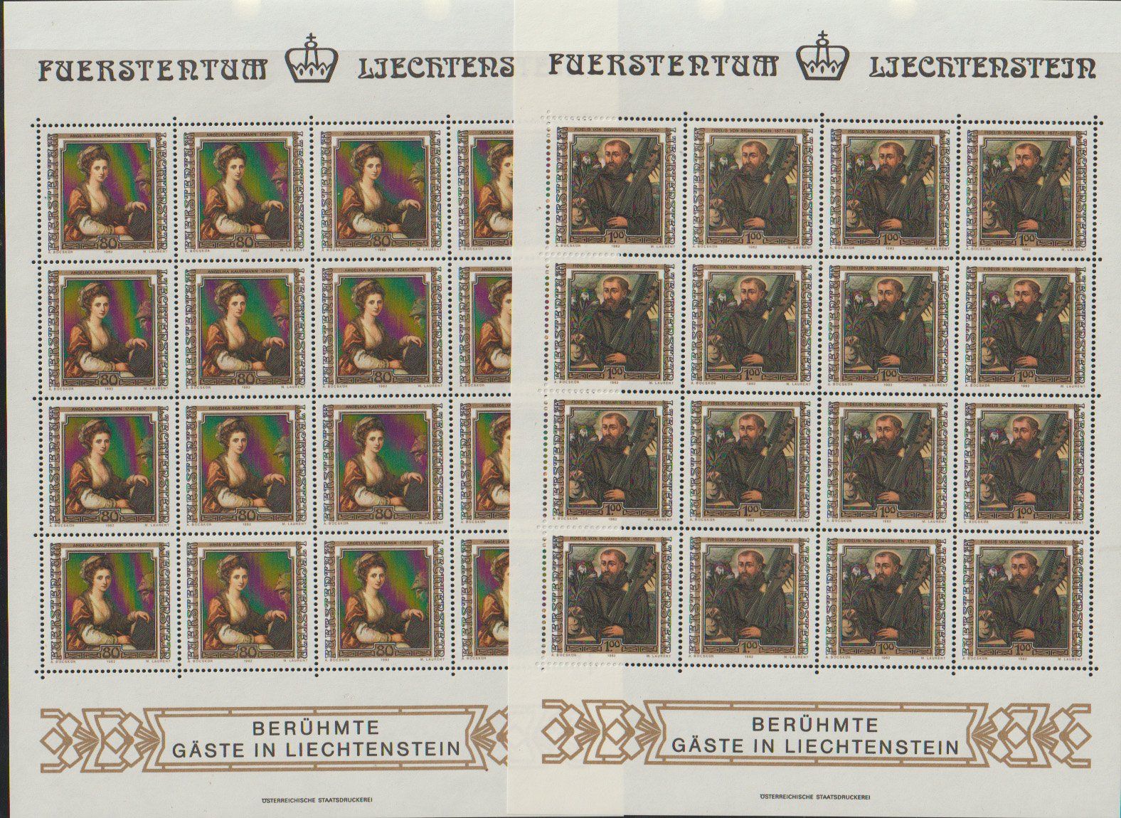 Tutti i francobolli: Blocs de Timbres Liechtenstein  ** – Nuovo e nell'imballaggio originale da Crans-Montana venduto da kira56 3