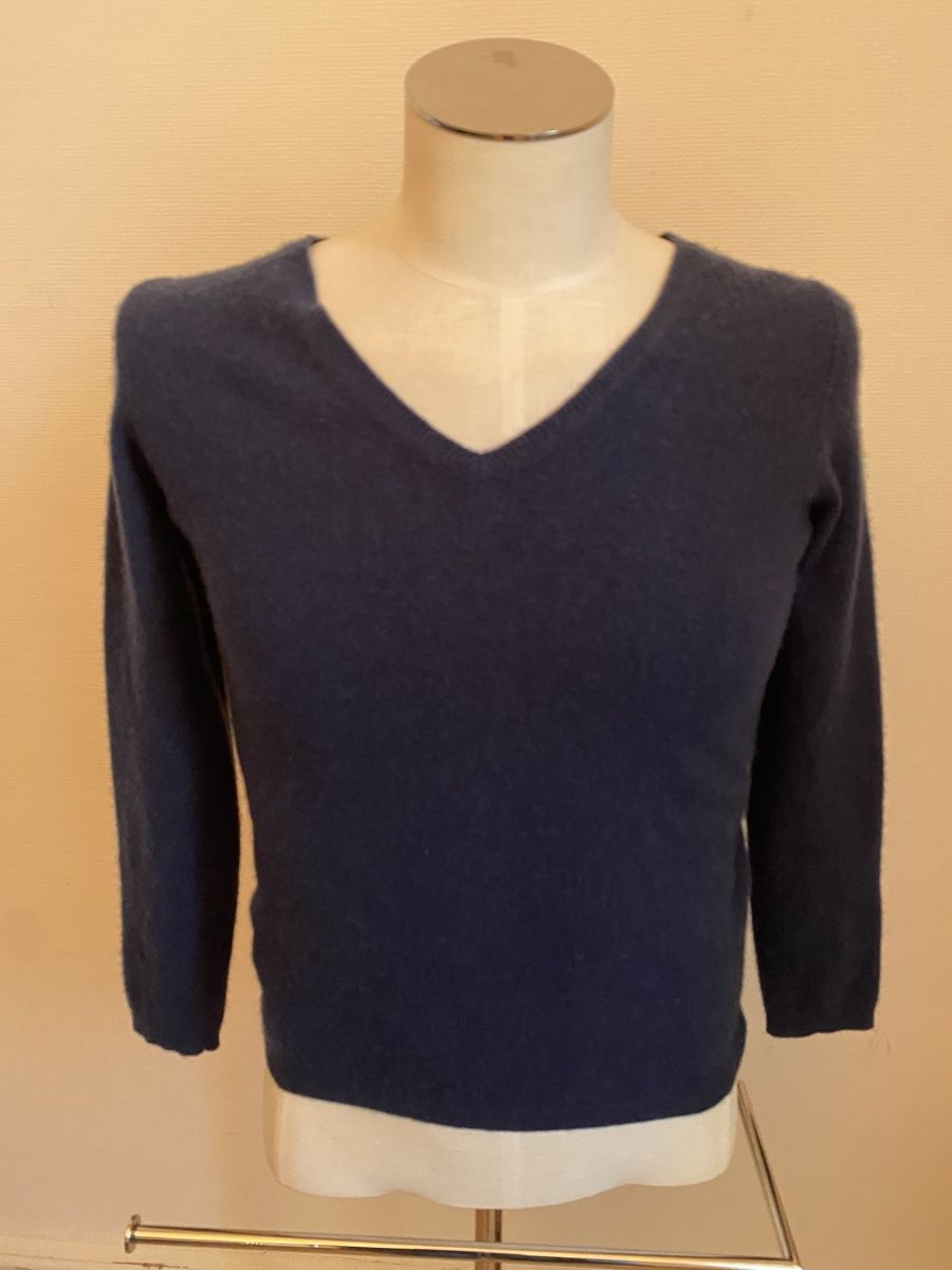 Pulls & Sweat-shirts: Cashmere Pullover, dunkelblau, Gr. S – D'occasion à Bern par paultschur11