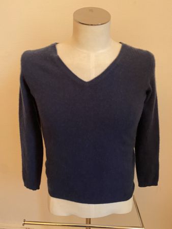 Cashmere Pullover, dunkelblau, Gr. S