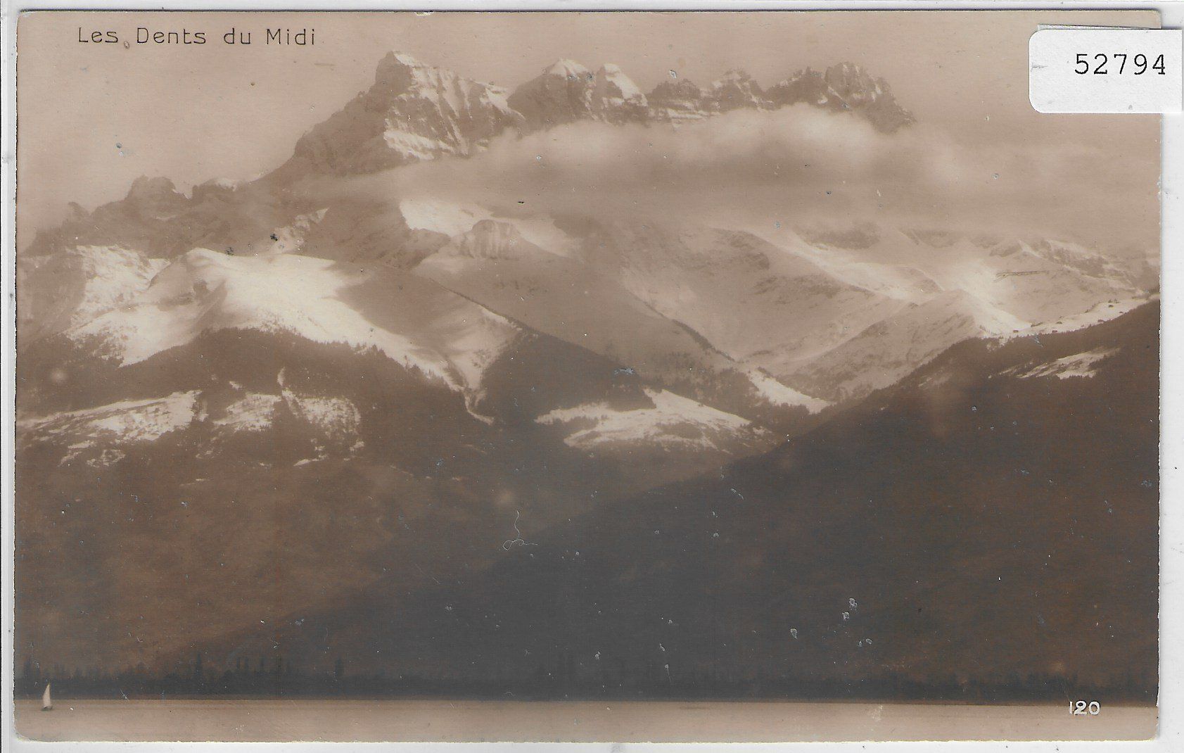Ansichtskarten: Les Dent du Midi – Gebraucht aus Ettingen von Kartenplanet