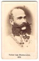 Fotografie Portrait Kaiser Franz-Joseph 