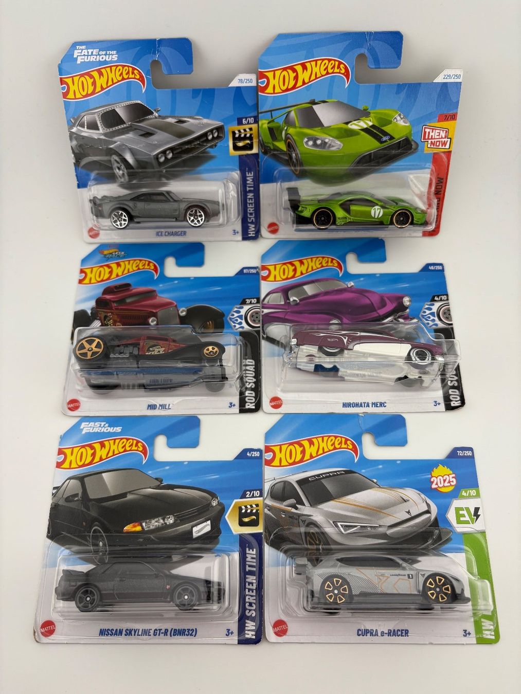 Hot Wheels Modellautos: 6 Hot Wheels Ford GT Race, Nissan Skyline, Cupra Mix 8 – Neu (gemäss Beschreibung) aus Flawil von HeisseReifen