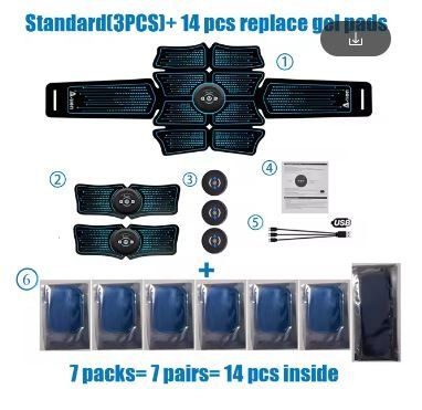 Massagegeräte: Bauchgurt mit Elektrostimulation, Ceinture abdominale – Neu und originalverpackt aus Delemont von Superchoice