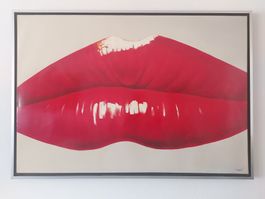 Pop Art - Red Lips - Large Painting