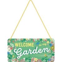 Metall-Hängeschild 3D-WELCOME TO MY GARDEN