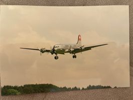 DC-4 Swiss Air Lines HB ILI 50 Jahre Transatlantik Jubiläum