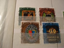Satz Pro Patria 1981, ET-Voll-Stempelung, Gummi **