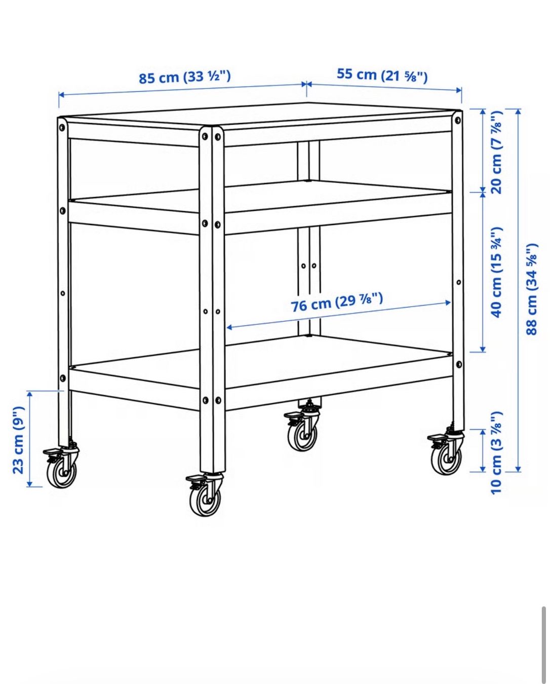 Ikea Carrelli di servizio: Desserte et rangement de cuisine – Usato da Ecublens VD venduto da kel_zgk5 2